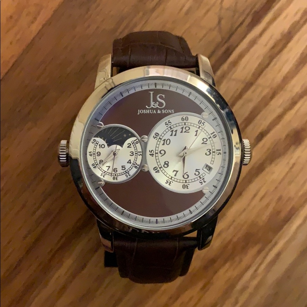 Men’s genuine leather watch